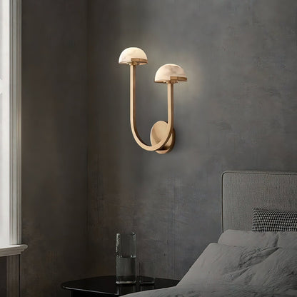 Mushroom Alabaster Wall light fixture Wall Lamp