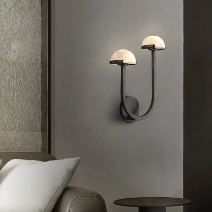 Mushroom Alabaster Wall light fixture Wall Lamp