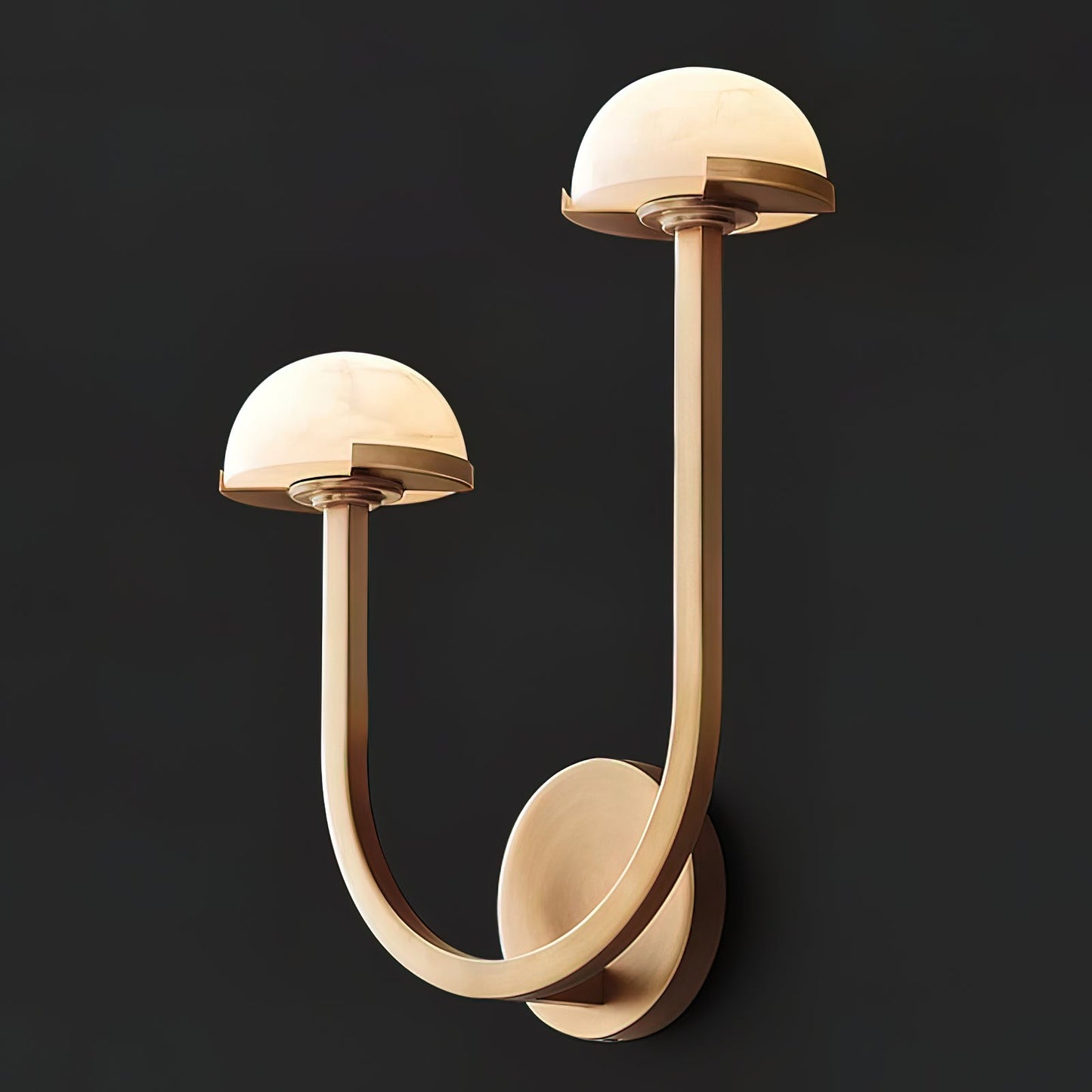 Mushroom Alabaster Wall light fixture Wall Lamp