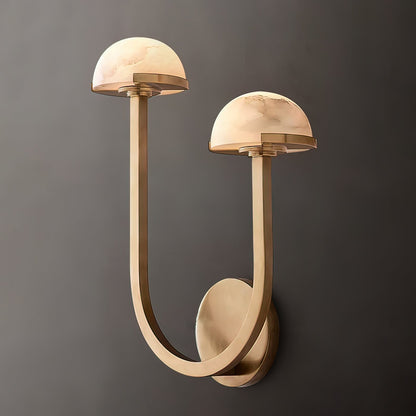 Mushroom Alabaster Wall light fixture Wall Lamp