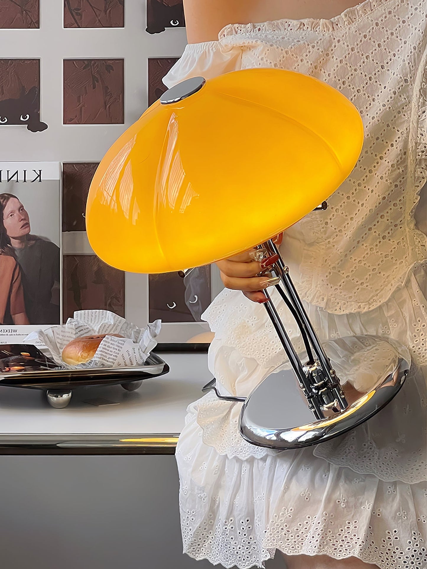 Mushroom Bauhaus Task lamp Table Lamp