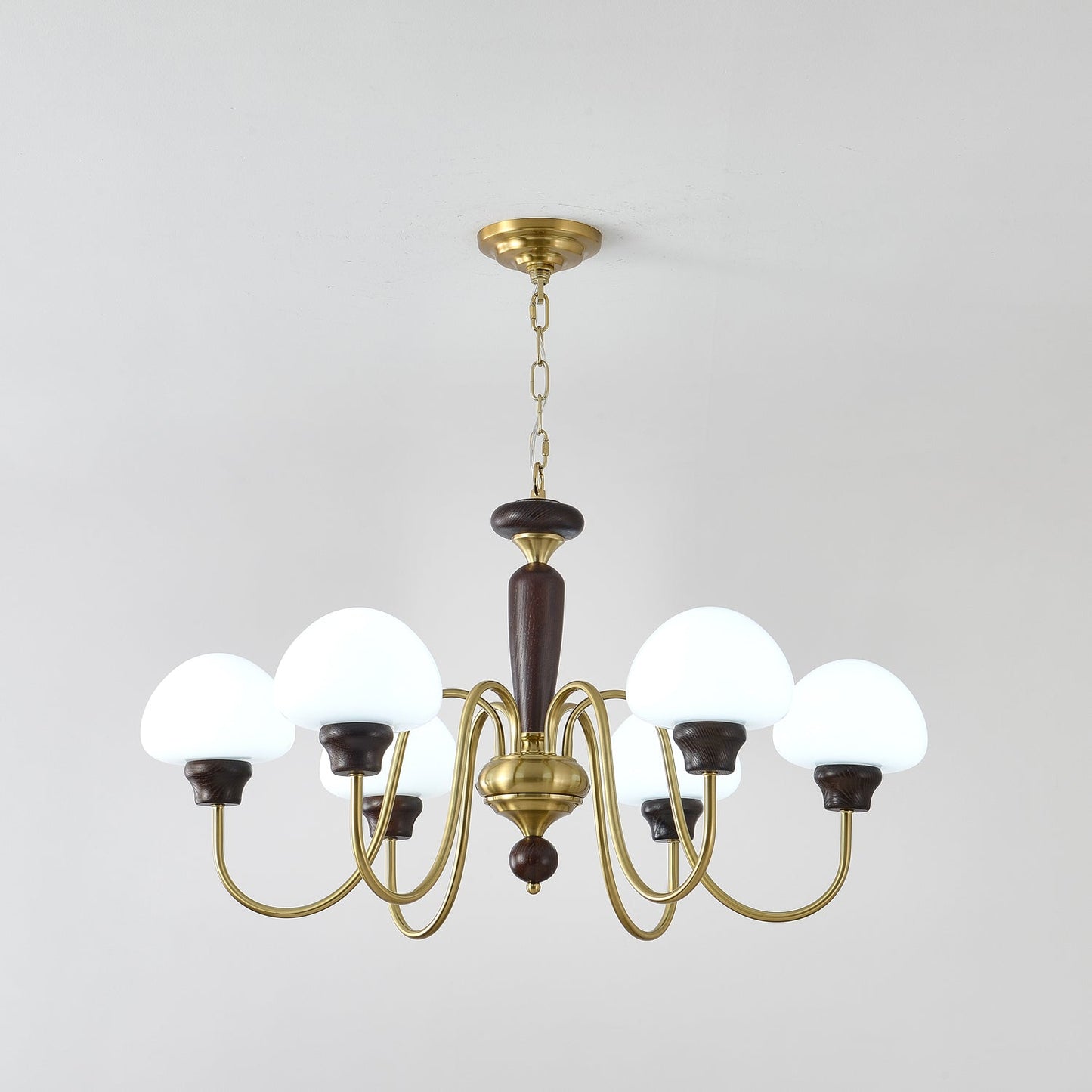 Mushroom Cap Gasolier Chandelier