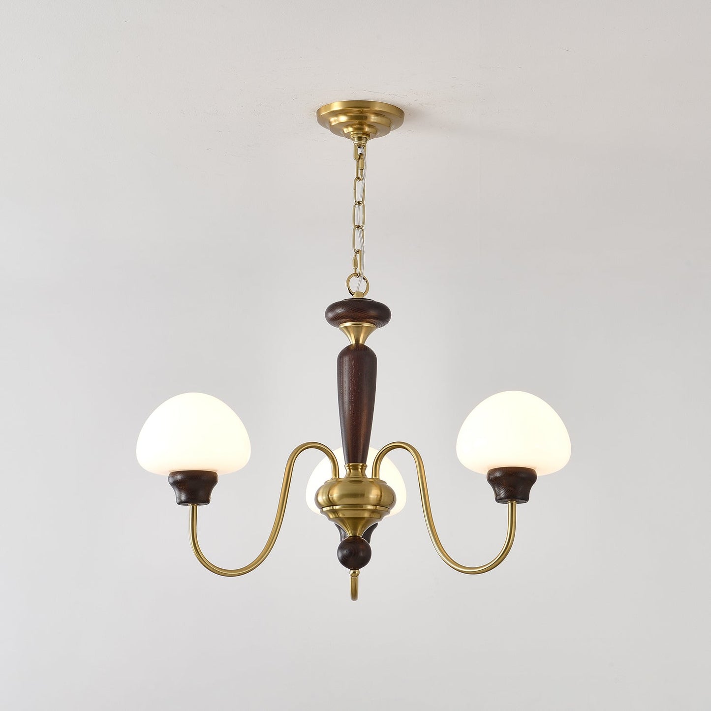 Mushroom Cap Gasolier Chandelier