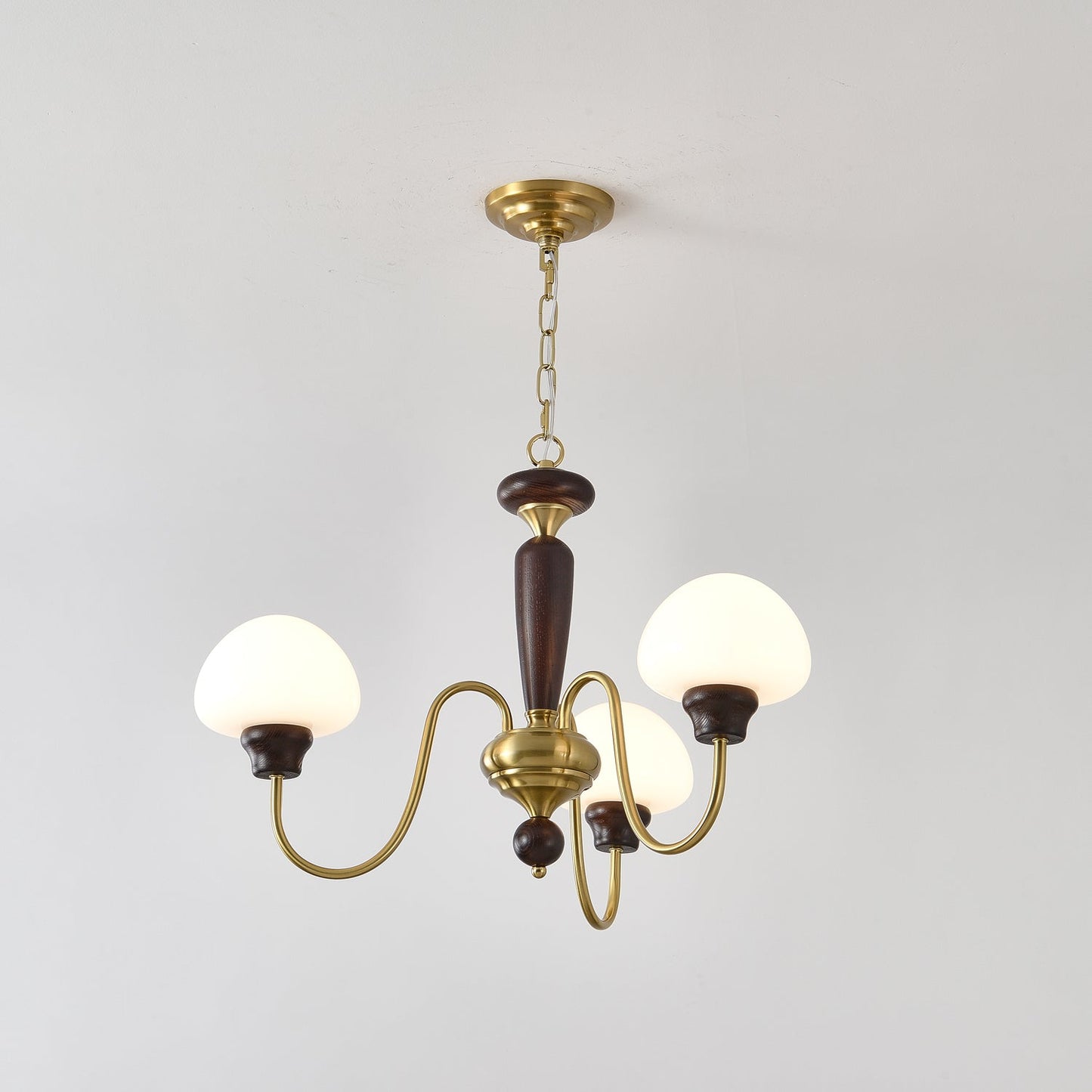 Mushroom Cap Gasolier Chandelier