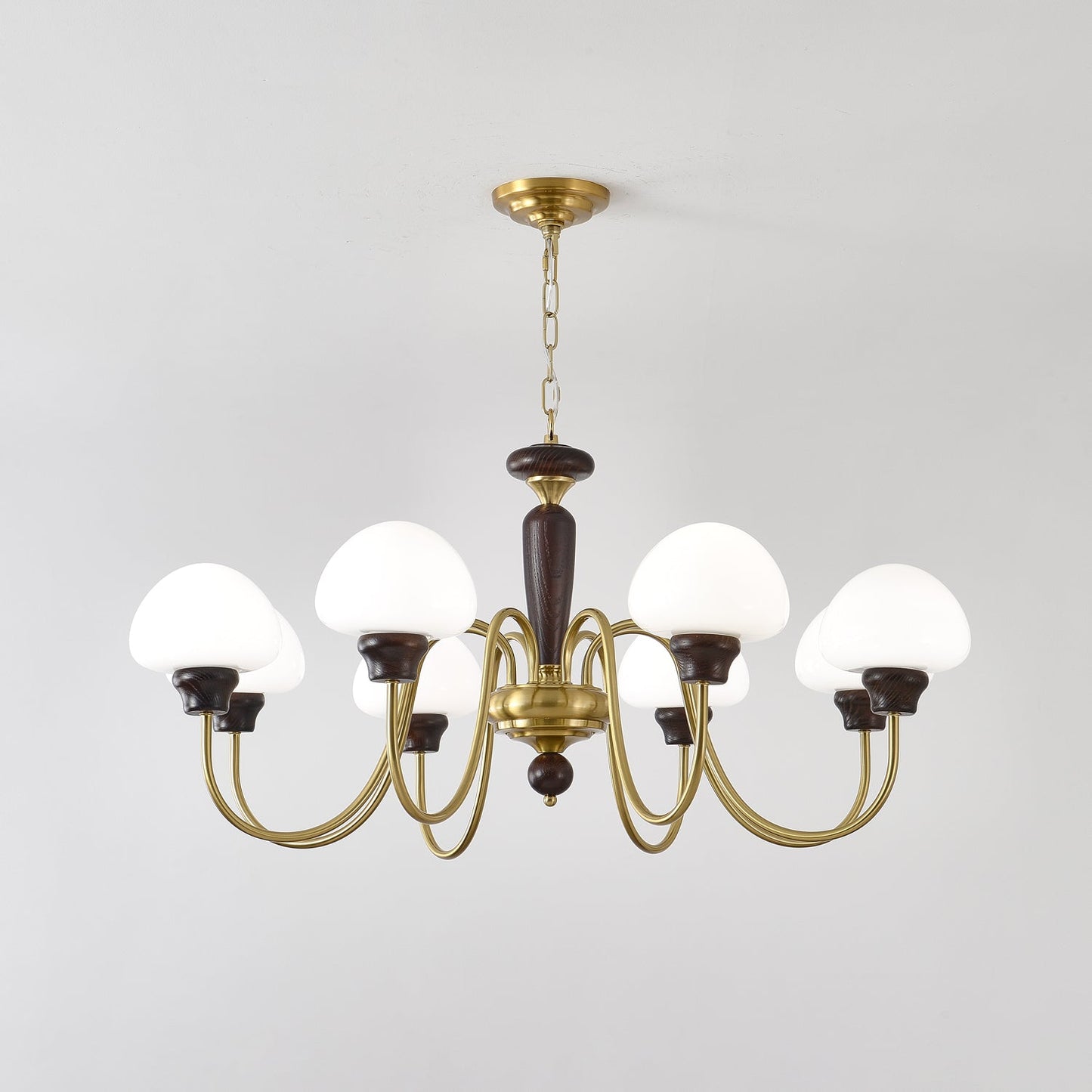 Mushroom Cap Gasolier Chandelier