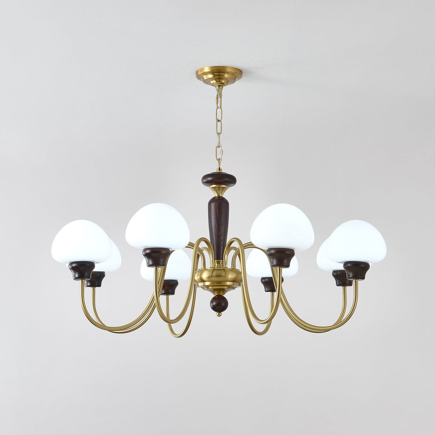 Mushroom Cap Gasolier Chandelier