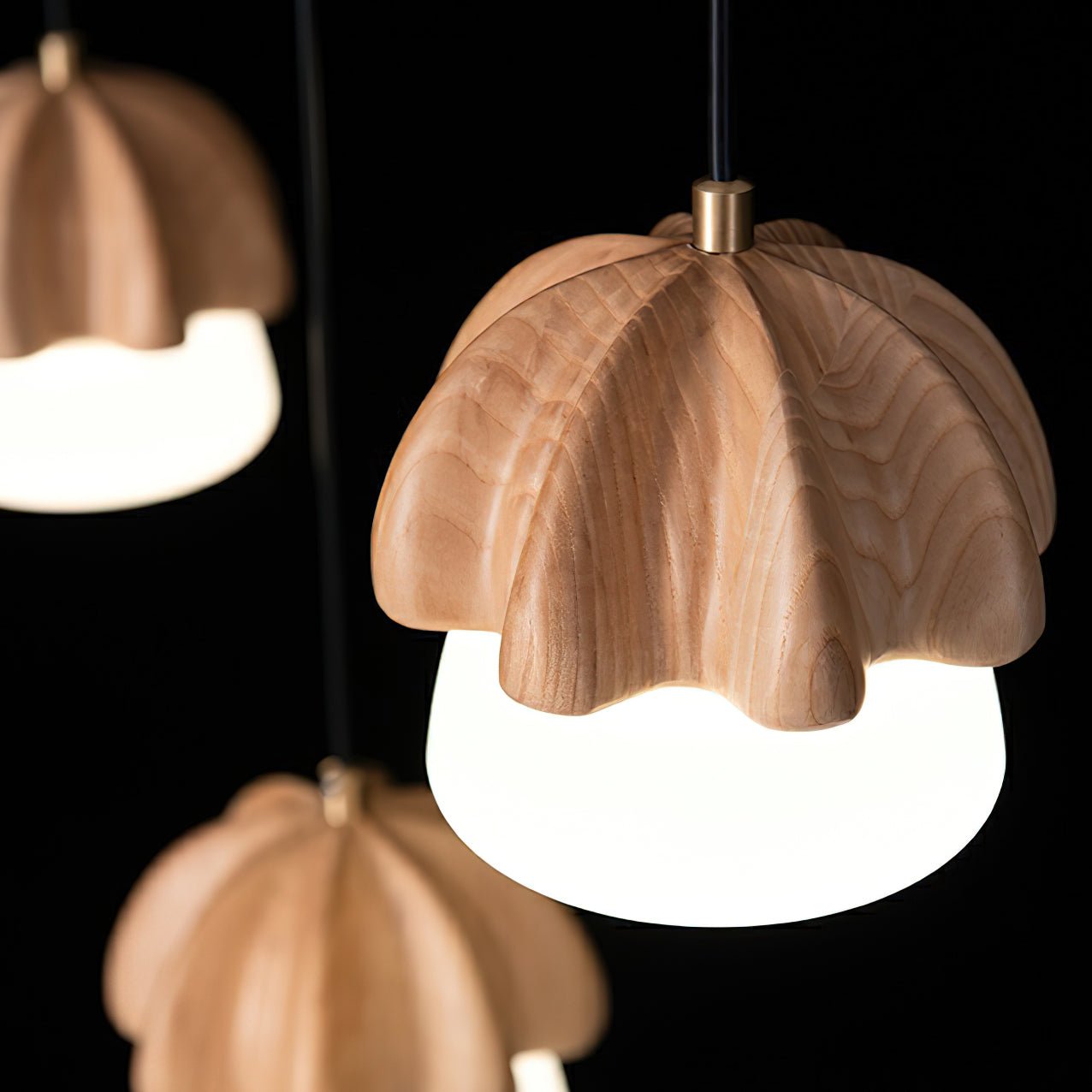 Mushroom Cluster Crown Chandelier