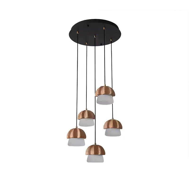 Mushroom Cluster Crown Chandelier