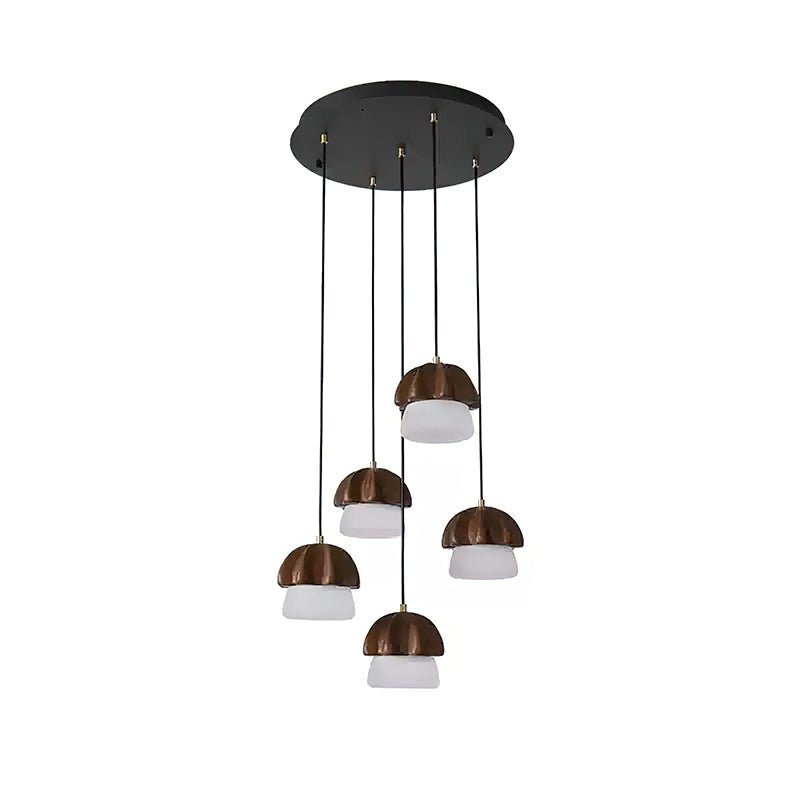 Mushroom Cluster Crown Chandelier