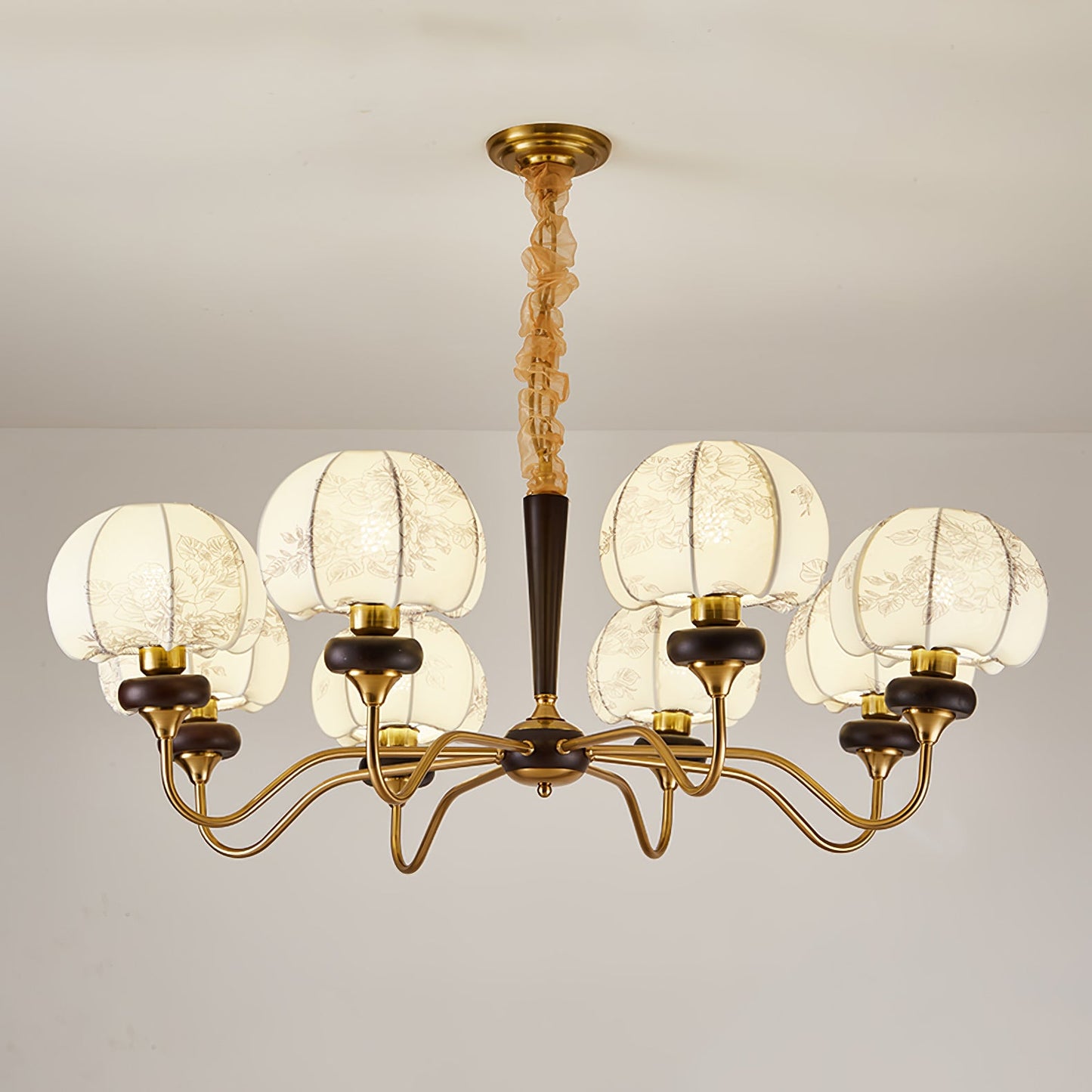 Mushroom Fabric Pendant light Chandelier