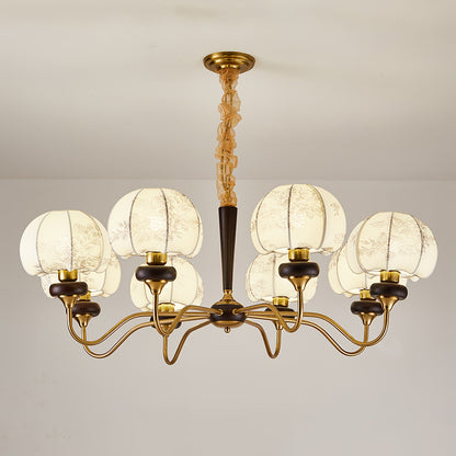 Mushroom Fabric Pendant light Chandelier