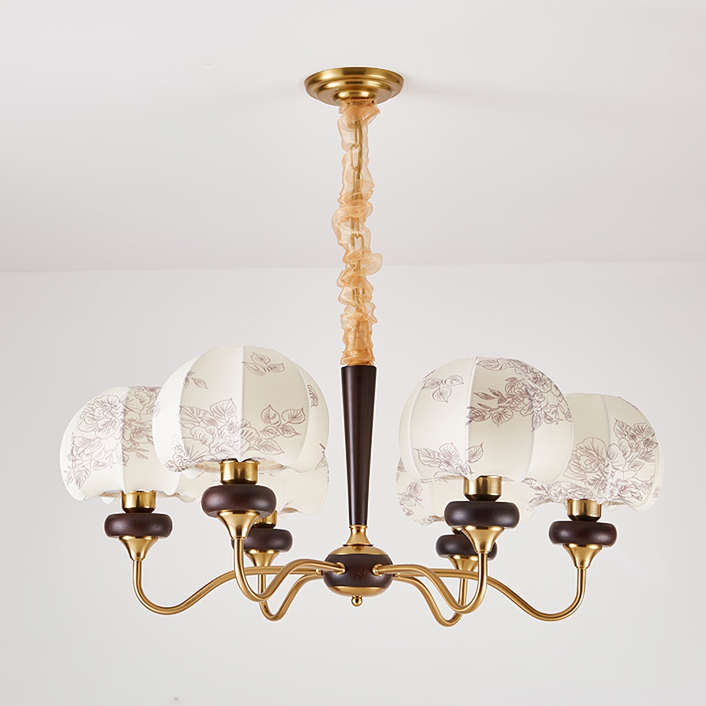 Mushroom Fabric Pendant light Chandelier