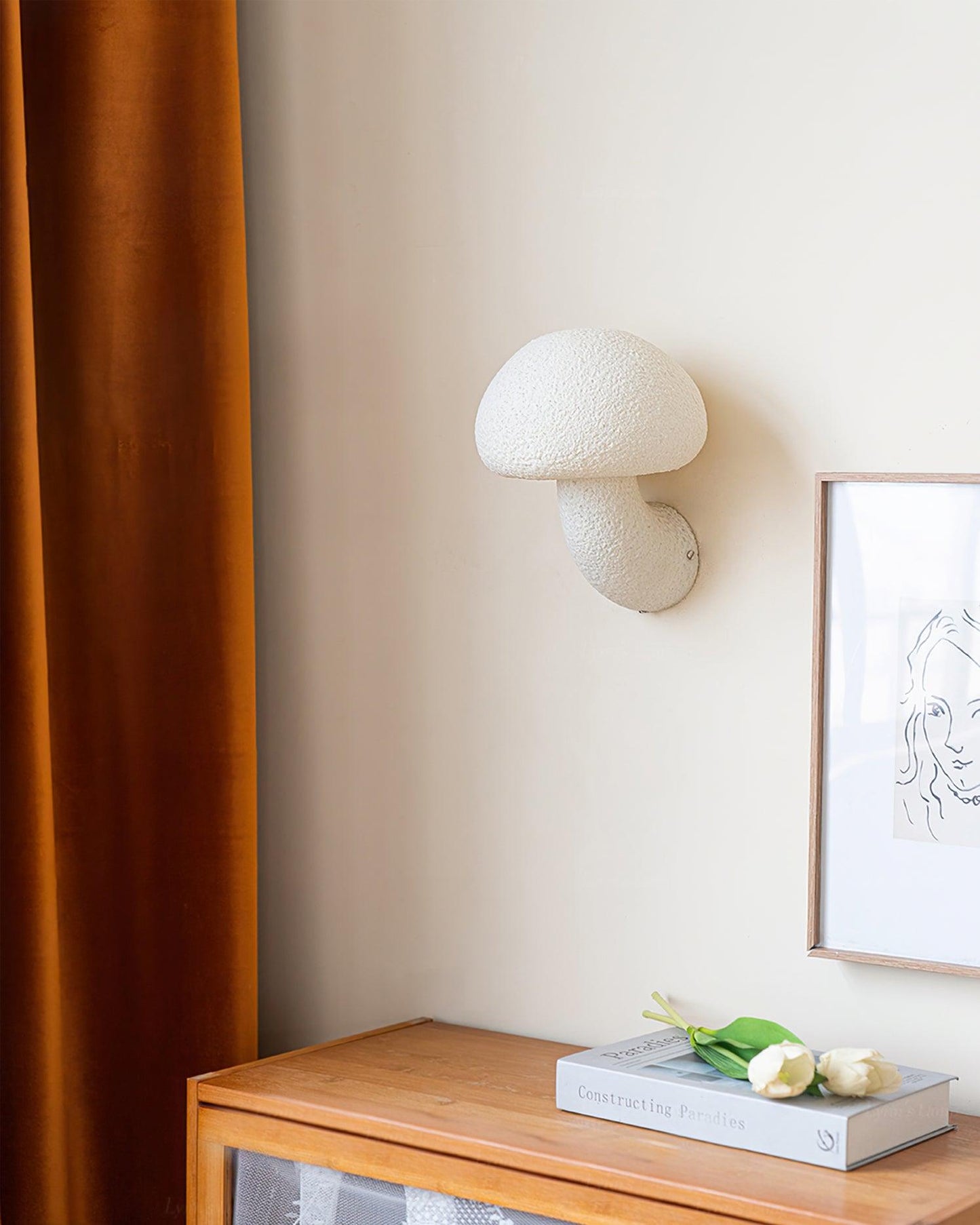 Mushroom Resin Wall-mounted lamp Wall Lamp