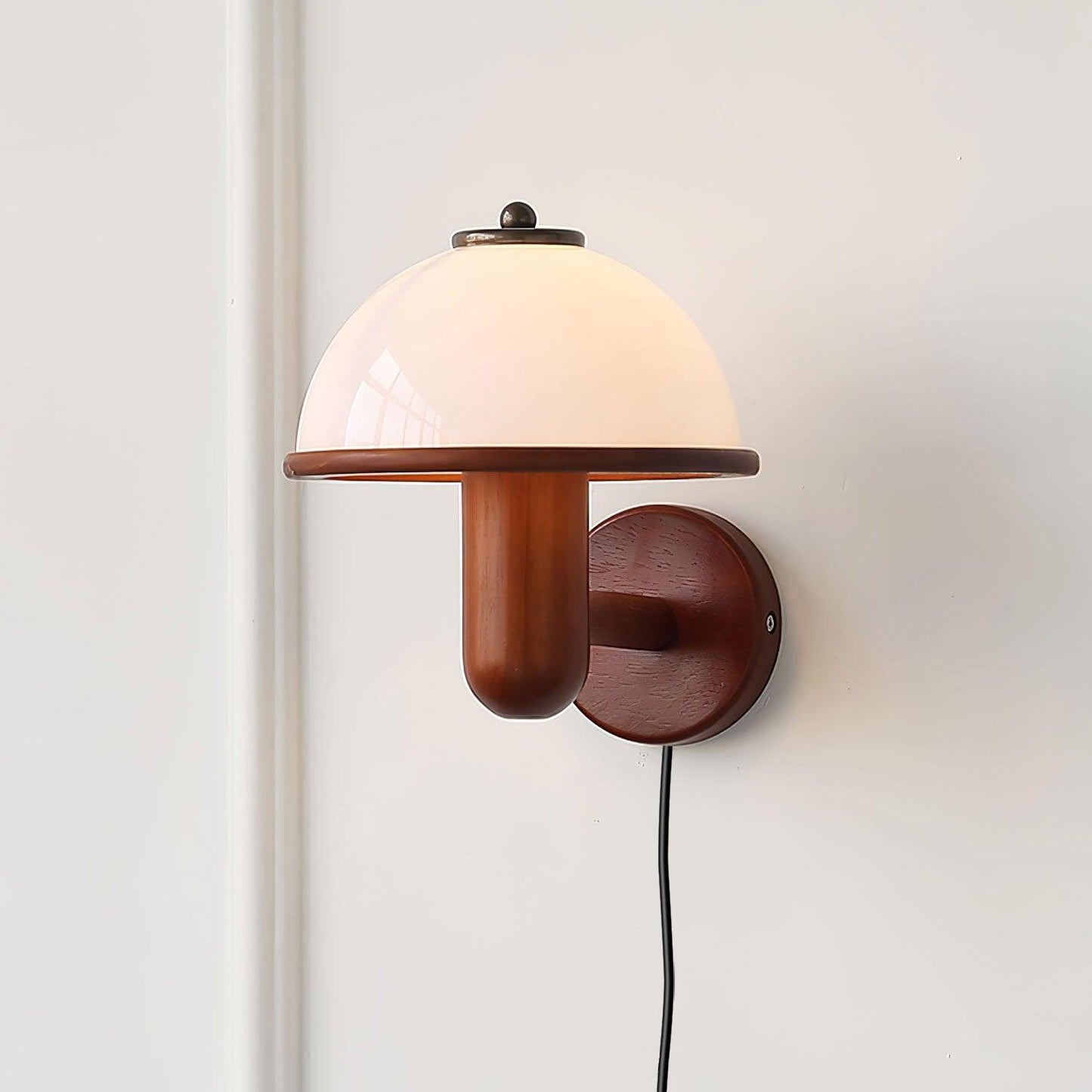 Mushroom Wood Lamp bracket Wall Lamp