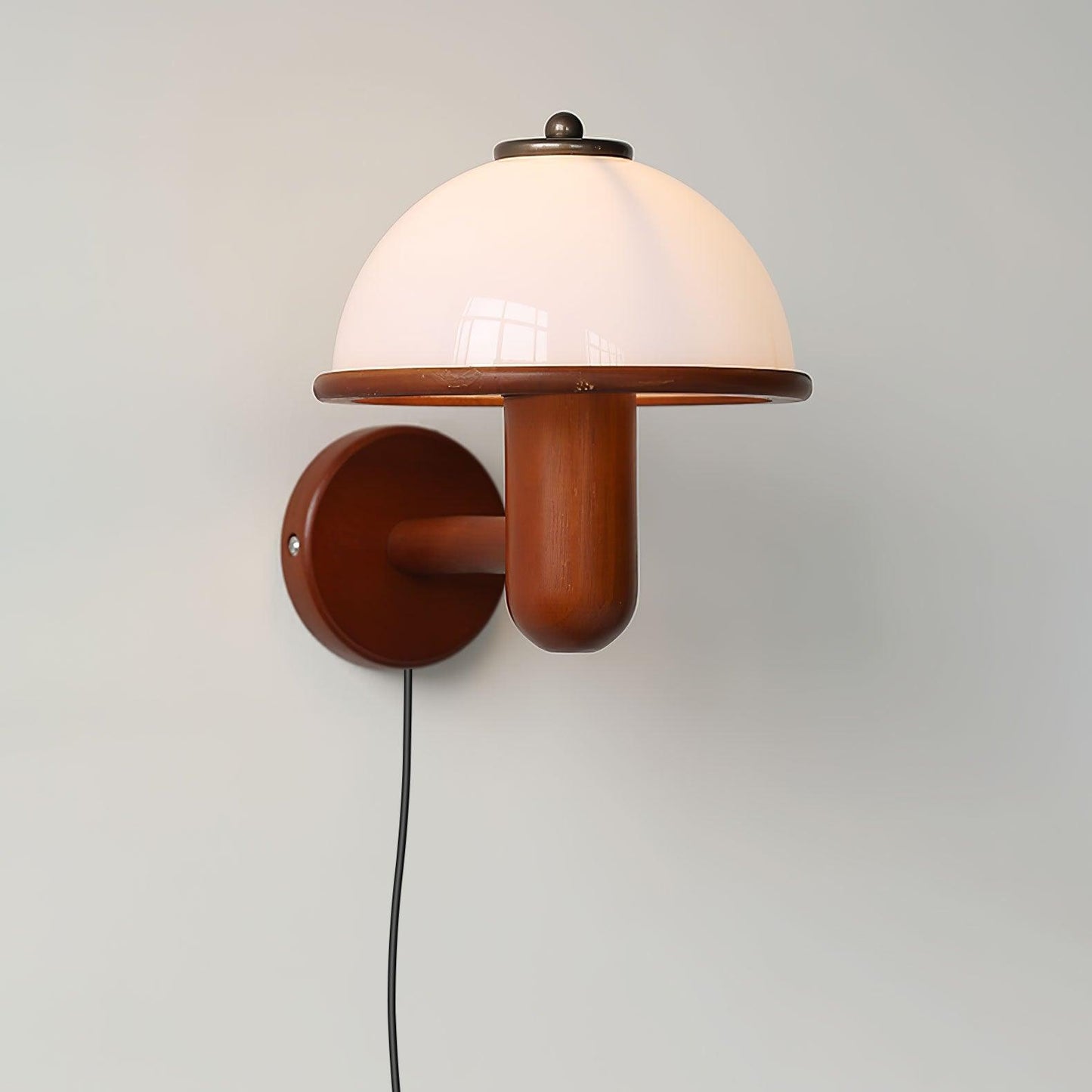 Mushroom Wood Lamp bracket Wall Lamp