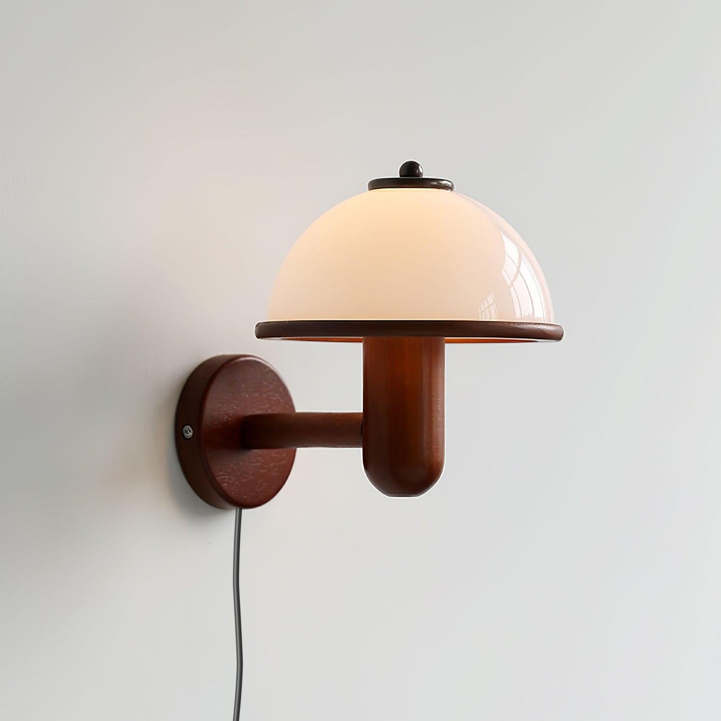 Mushroom Wood Lamp bracket Wall Lamp