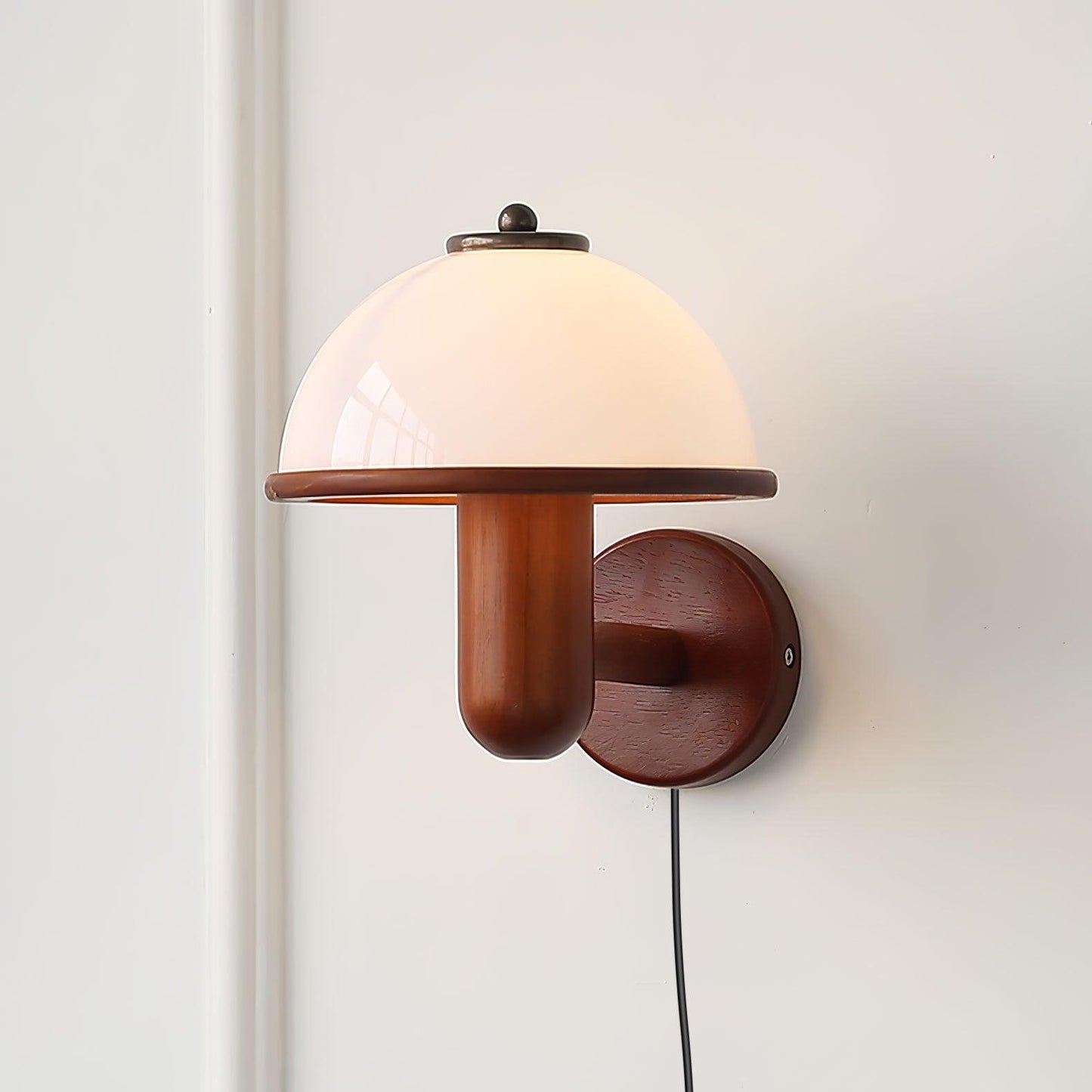 Mushroom Wood Lamp bracket Wall Lamp