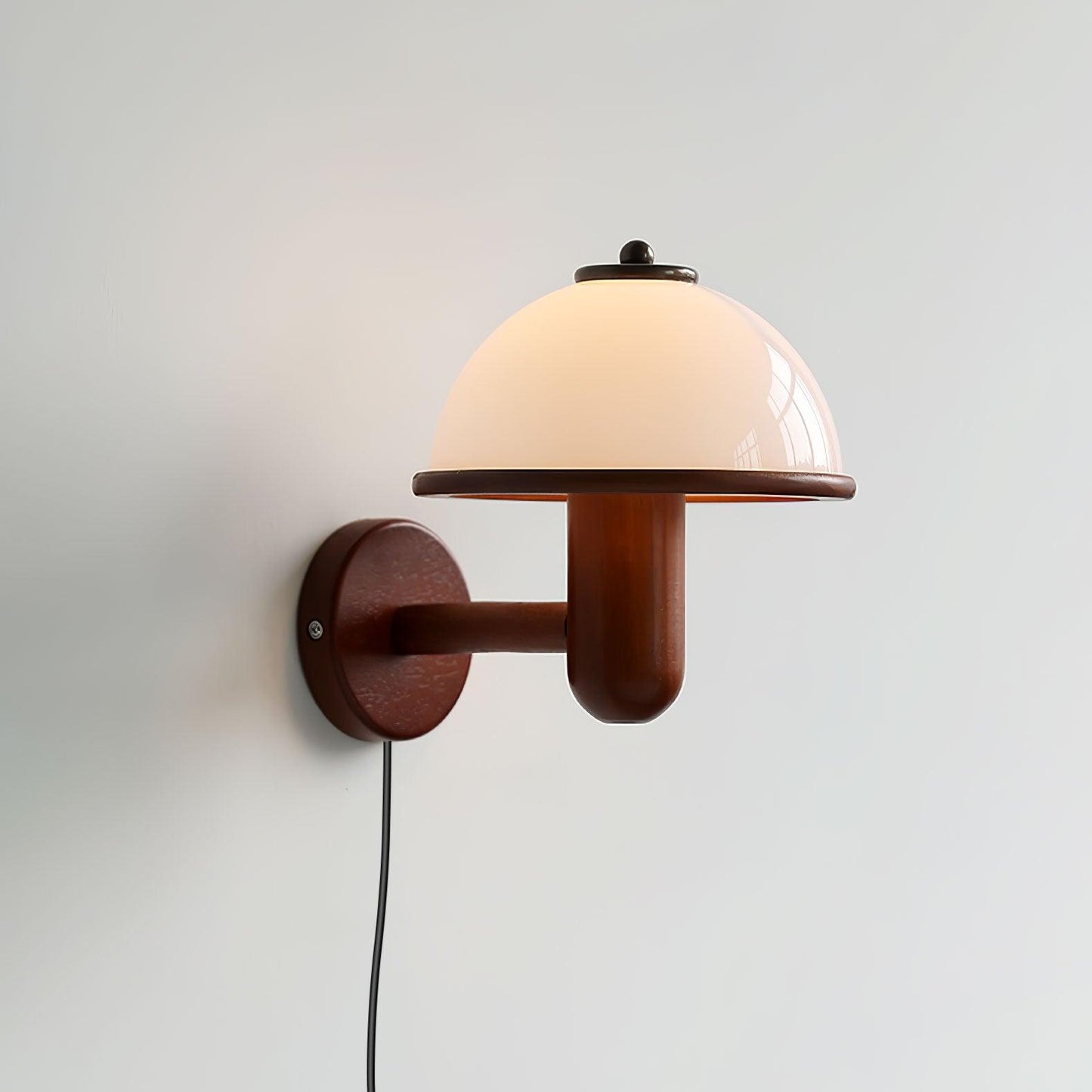 Mushroom Wood Lamp bracket Wall Lamp