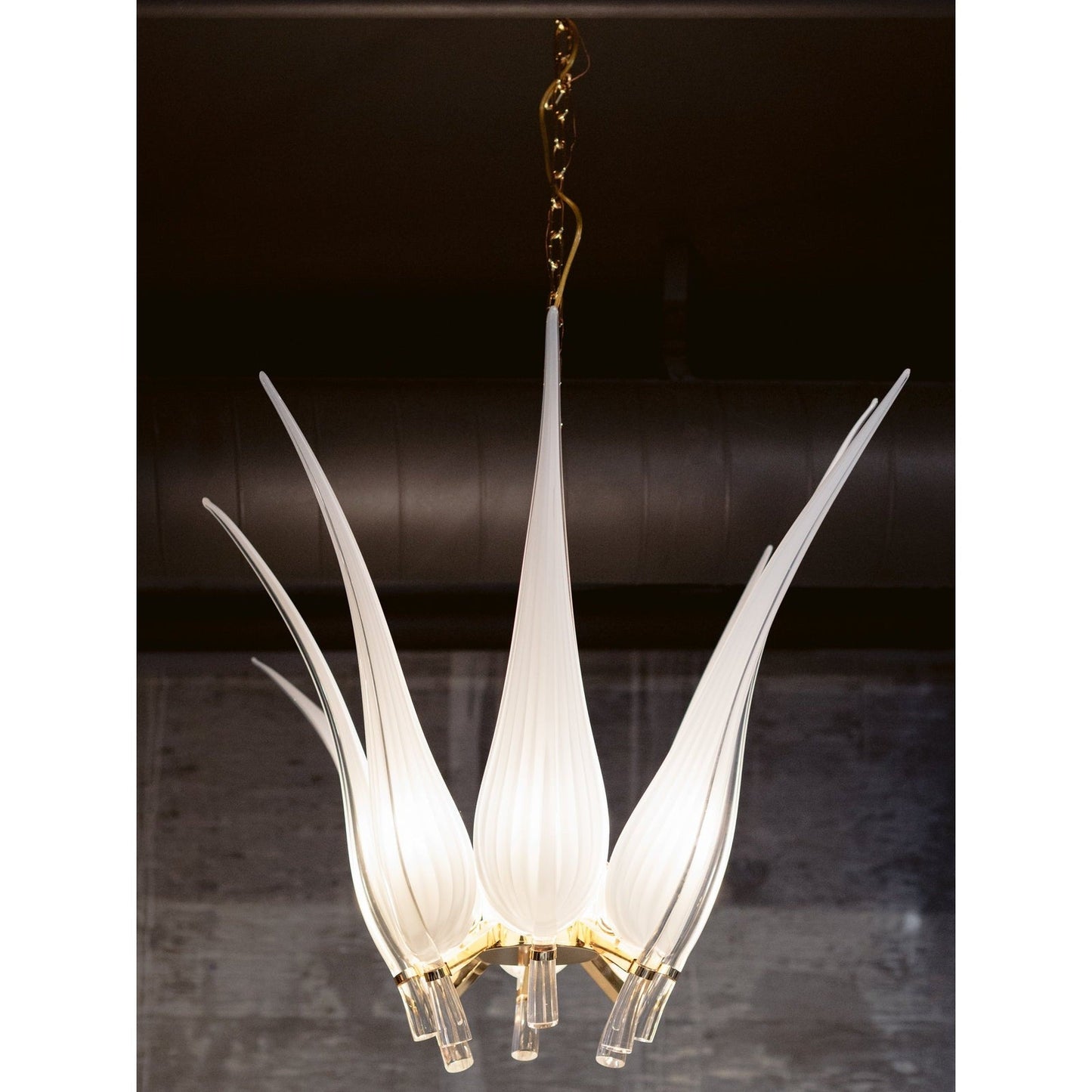 Myran Allan Murano Glass Chandelier Floor Sample