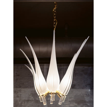 Myran Allan Murano Glass Chandelier Floor Sample