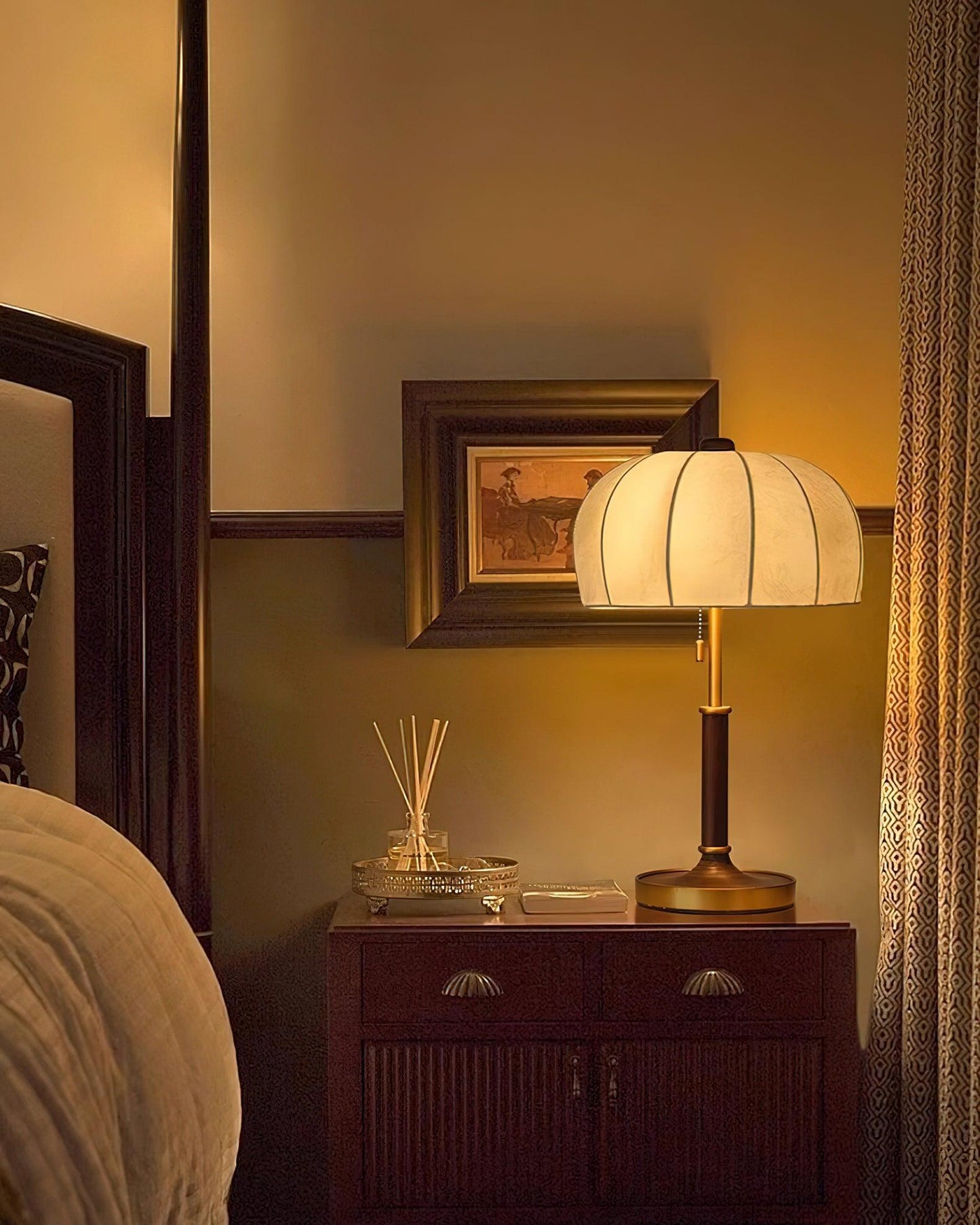 Nanyang Retro Bedside lamp Table Lamp