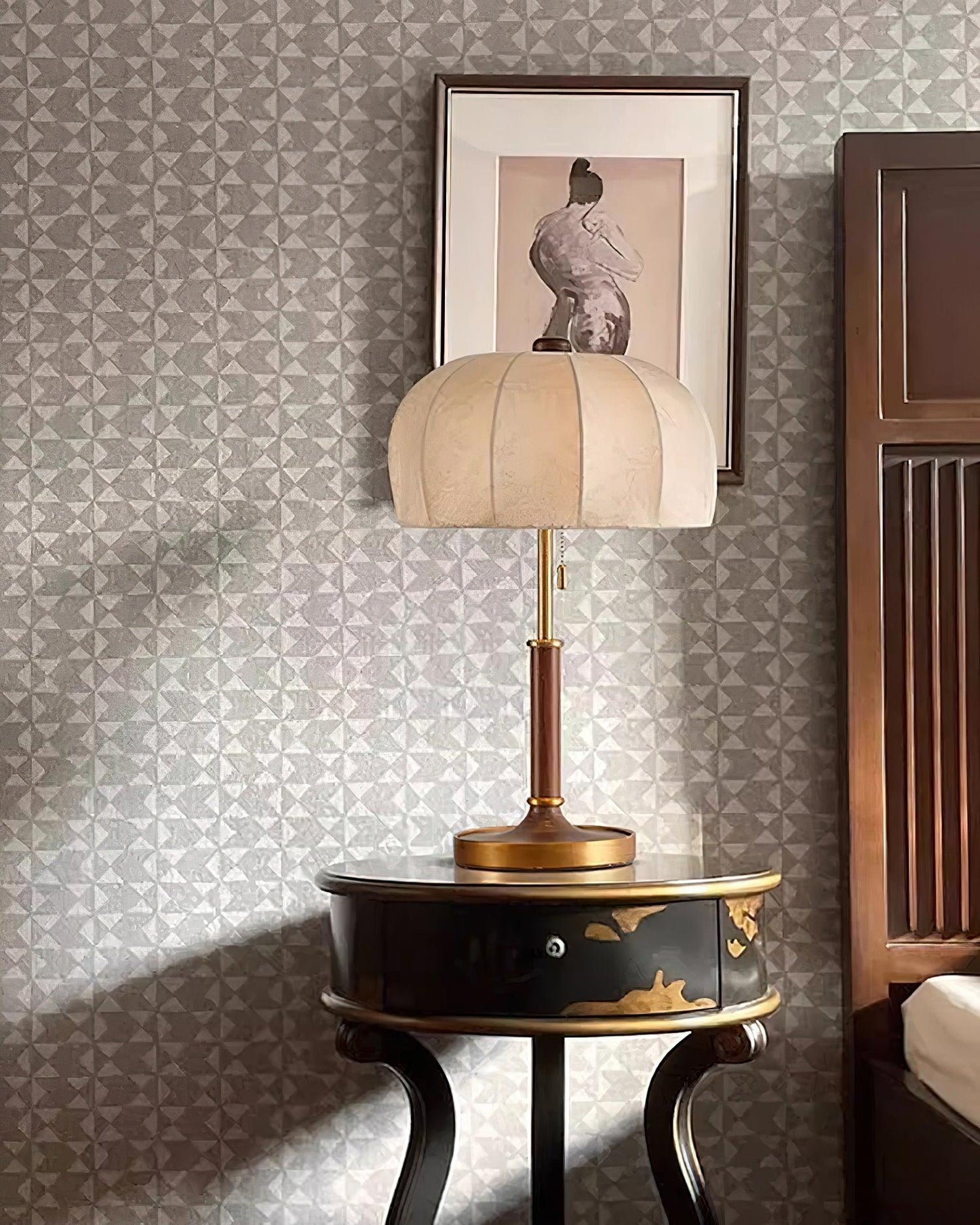 Nanyang Retro Bedside lamp Table Lamp