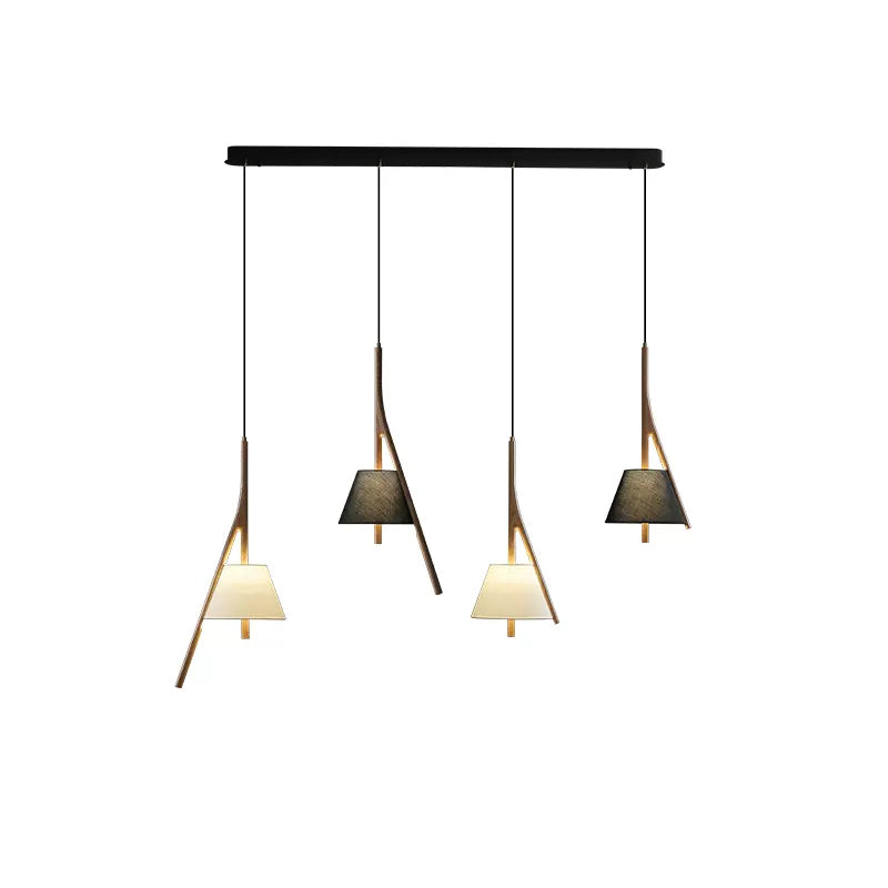 Nanzhi Wood Droplight Pendant Lamp