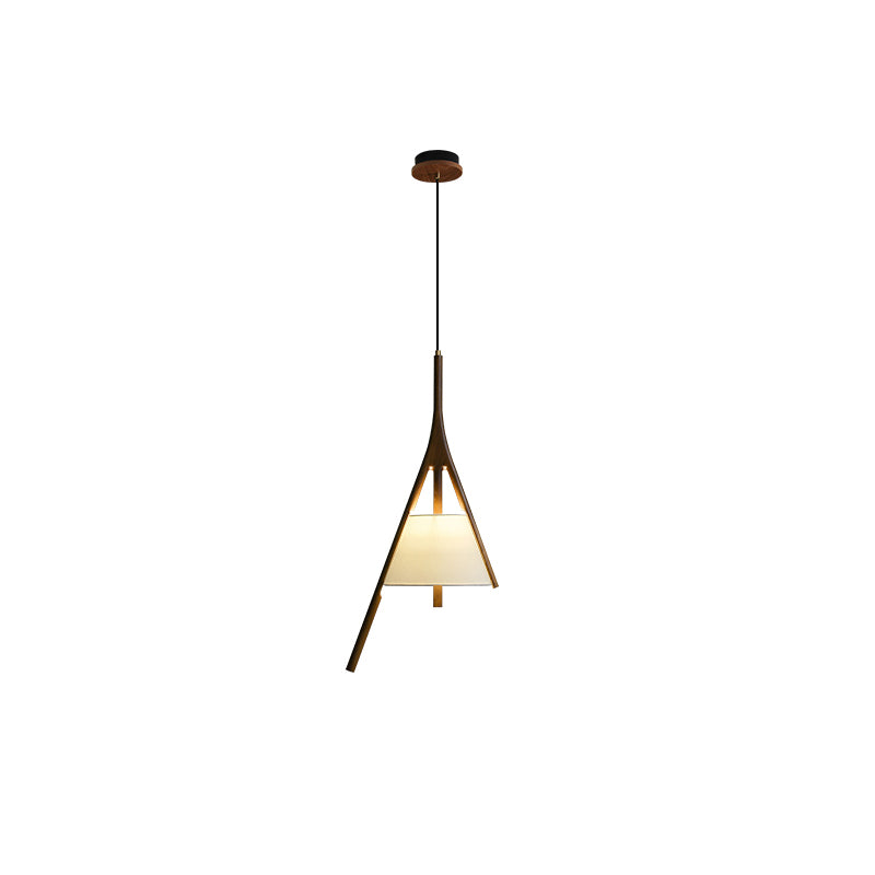 Nanzhi Wood Droplight Pendant Lamp