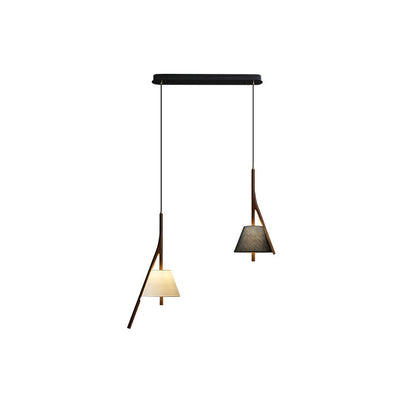 Nanzhi Wood Droplight Pendant Lamp