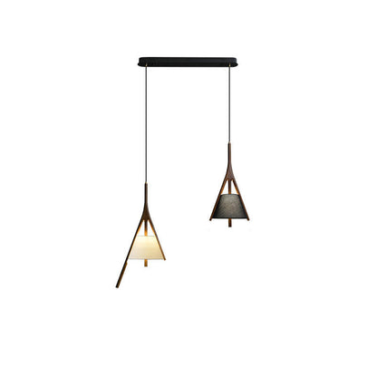 Nanzhi Wood Droplight Pendant Lamp