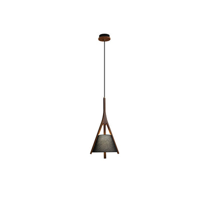 Nanzhi Wood Droplight Pendant Lamp