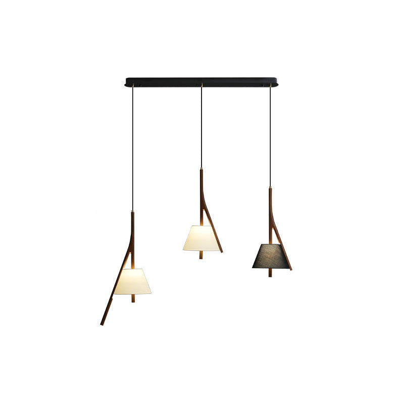 Nanzhi Wood Droplight Pendant Lamp