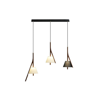 Nanzhi Wood Droplight Pendant Lamp