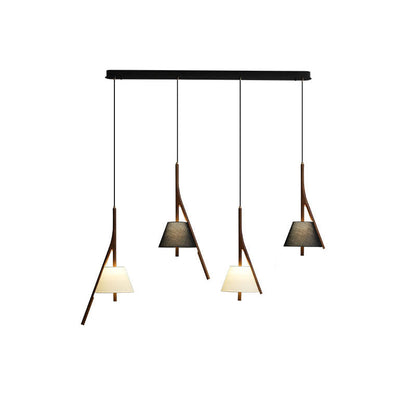 Nanzhi Wood Droplight Pendant Lamp