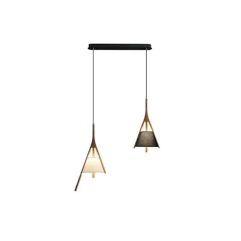 Nanzhi Wood Droplight Pendant Lamp