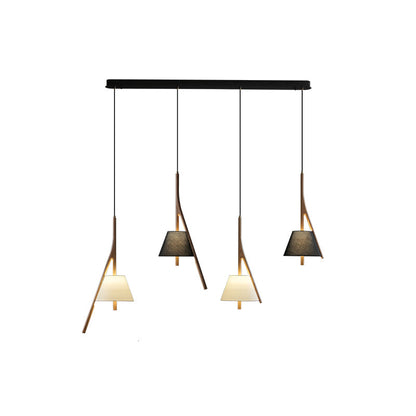 Nanzhi Wood Droplight Pendant Lamp