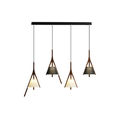 Nanzhi Wood Droplight Pendant Lamp