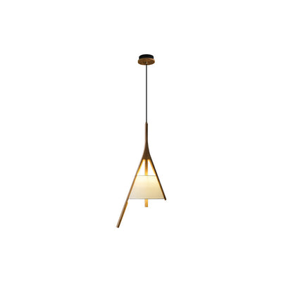 Nanzhi Wood Droplight Pendant Lamp