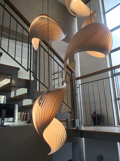 Nautilus Shell Droplight Pendant Light