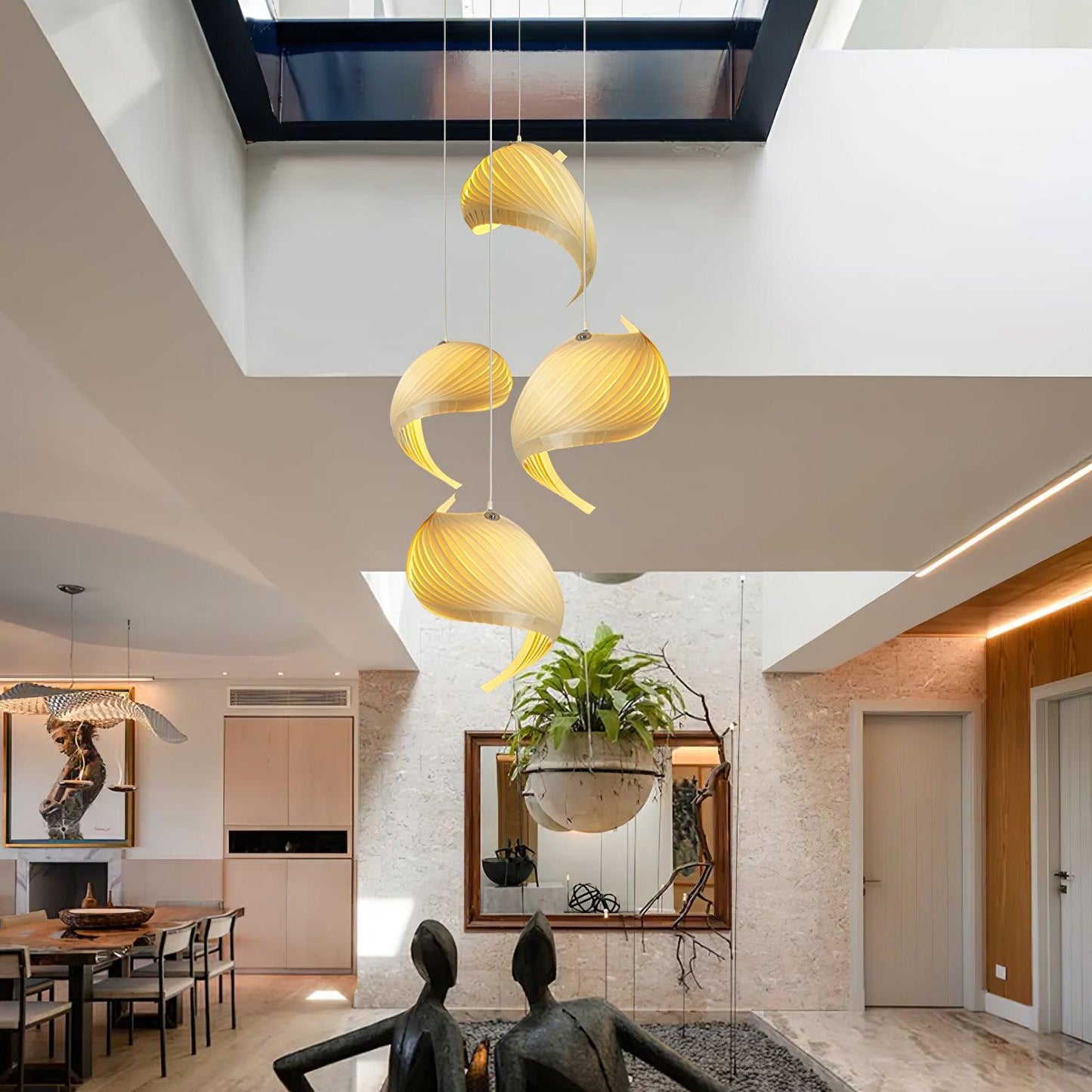 Nautilus Shell Droplight Pendant Light