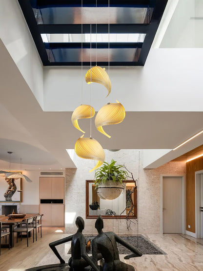 Nautilus Shell Droplight Pendant Light