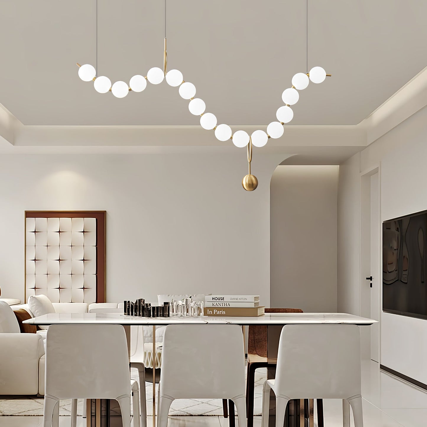 Necklace LED Ceiling light fitting Pendant Lamp