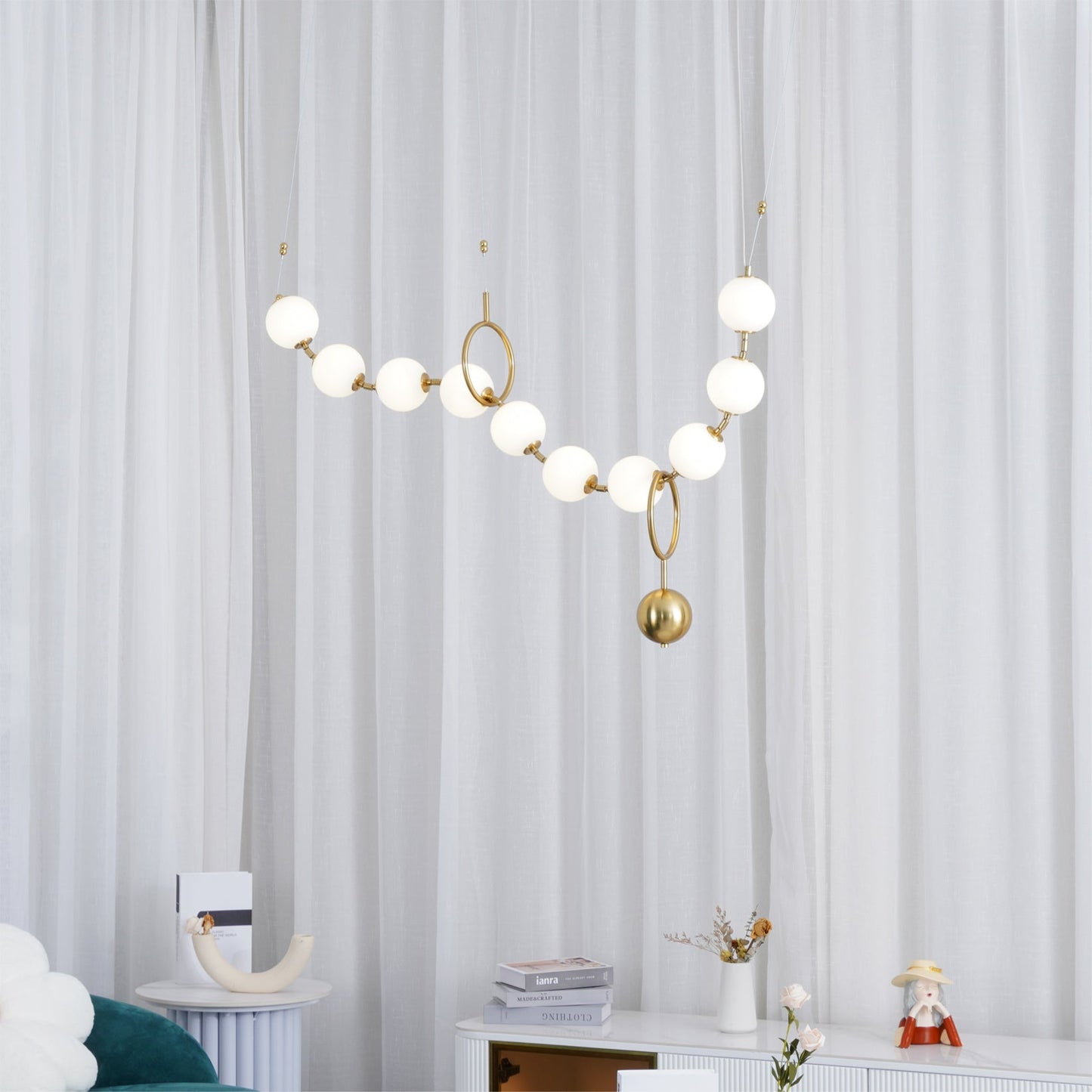 Necklace LED Ceiling light fitting Pendant Lamp