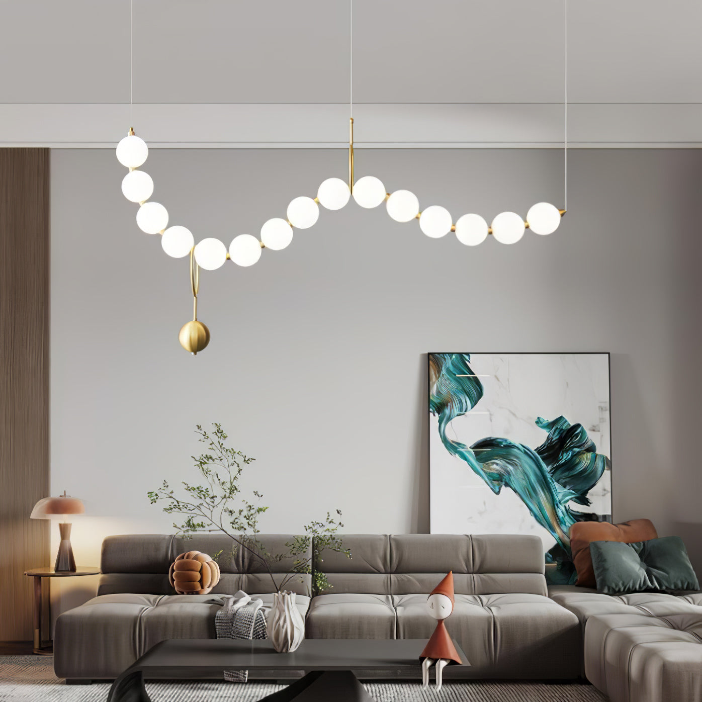 Necklace LED Ceiling light fitting Pendant Lamp