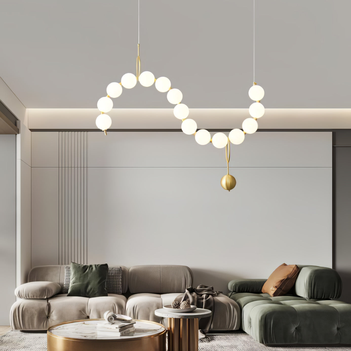 Necklace LED Ceiling light fitting Pendant Lamp