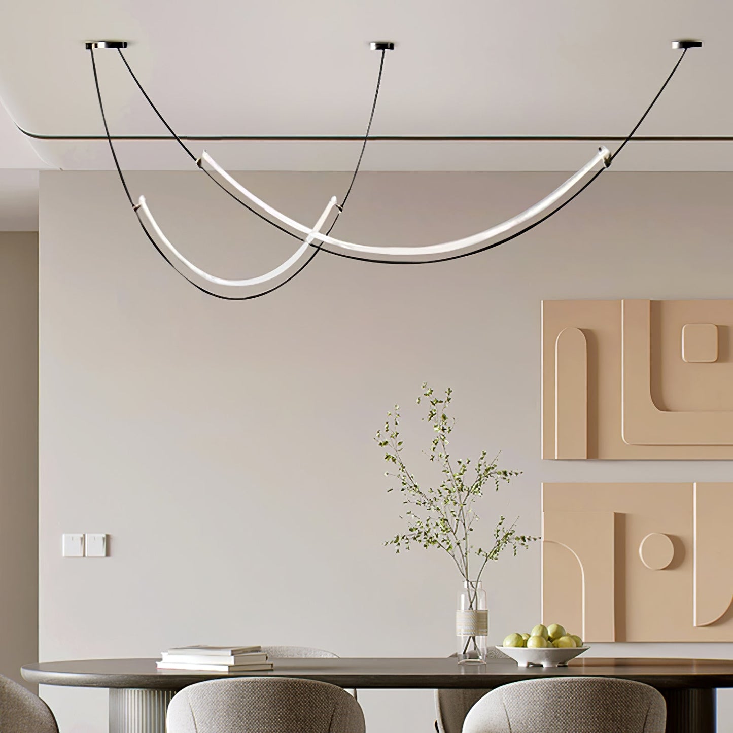 Neon Ceiling light fitting Pendant Lamp