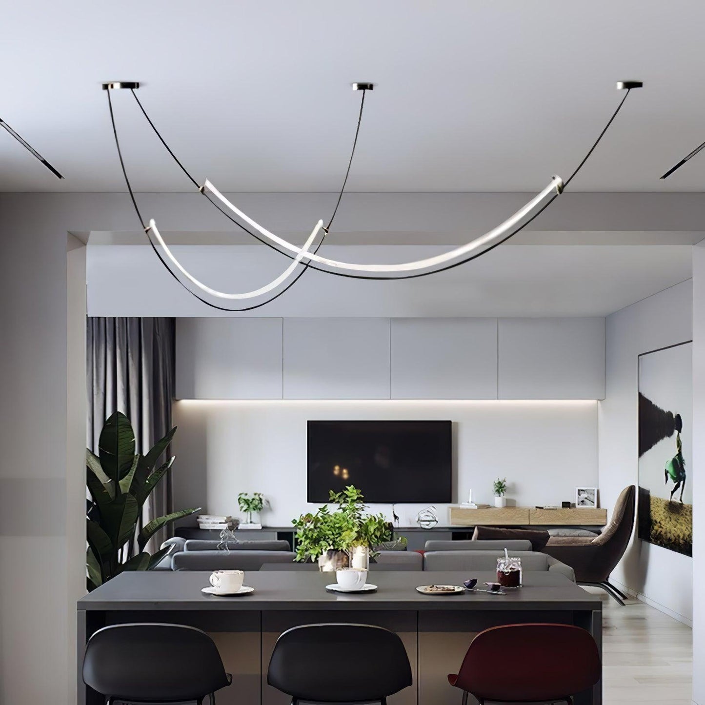 Neon Ceiling light fitting Pendant Lamp