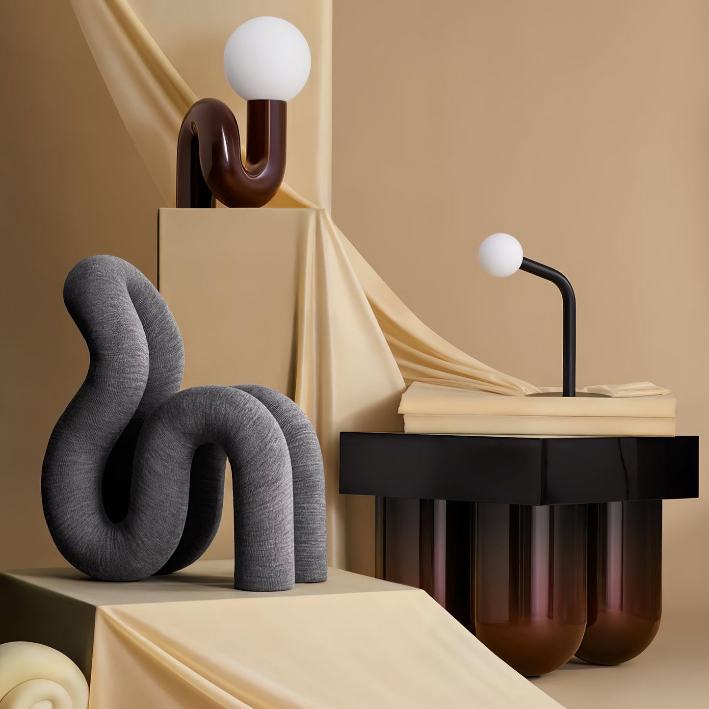 Playful N Shape Work lamp Table Lamp