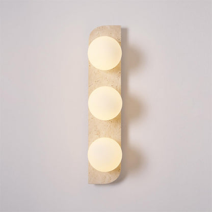 Elysian Travertine Plug-in Wall Light