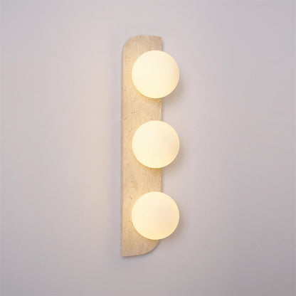 Elysian Travertine Wall Light